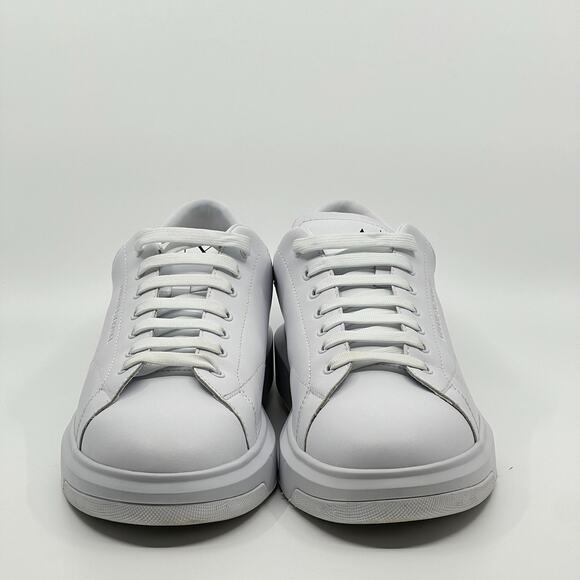 Armani Exchange AX White Leather Low Top Sneakers Men\'s 12 w/ Box main image 7
